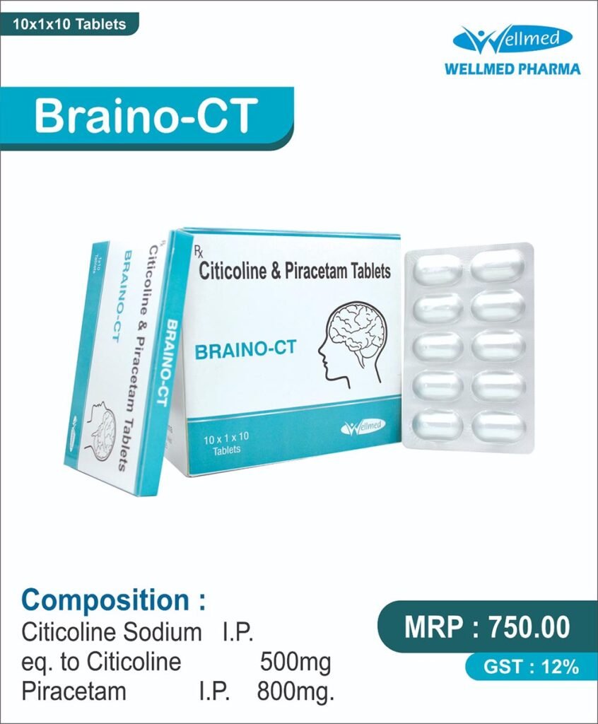 BRAINO-CT Tablets - Wellmed Pharma